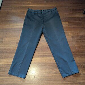 Dockers-Men's Dark Grey Signature Khaki Straight Fit-38 x 32-Good Condition